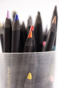 Pencils in a cup